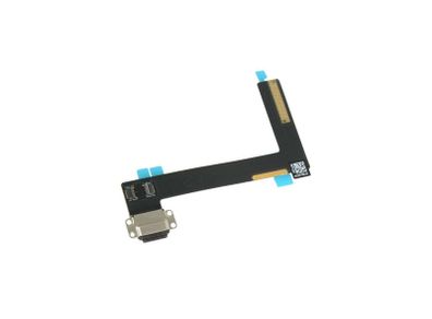 For iPad Air 2 Charging Port Dock Replacement Connector Flex A1566 A1567 Black - FHT04IPDCP