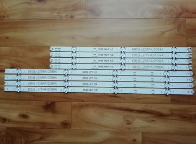 Led Strips For Lg 49lh630v 49lh604v 49lw540s Lc490due (fj)(m1) 49" V16 Art3