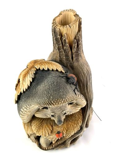 Wooden carving Hedgehog