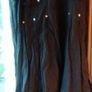 Long black taffeta material Image 6