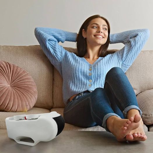 FREE EXPRESS SHIPPING  Electric Fan Heater with 2000W Power, 2 Heat Settings, Fan Setting, Safety Features & Sleek Horizontal & Vertical Design, Heat Protection & Thermostat, Lightweight & Portable for Home & Office