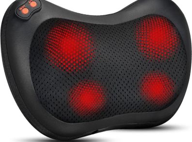 Back Neck Massager,Shiatsu Massage Pillow with Heat, Deep Tissue Kneading Massager for Shoulder,Back,Legs,Electric Back Massager,Massage at Home (FREE POSTAGE)