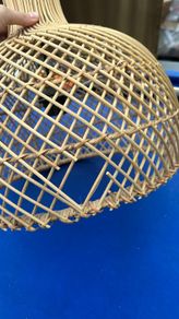 Maze Lamp Shade with Pendant - Handmade Rattan