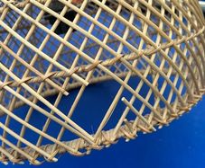 Maze Lamp Shade with Pendant - Handmade Rattan