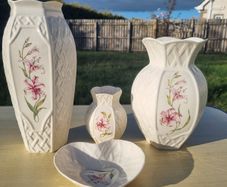 Country Trellis porcelain set by Belleek Pottery