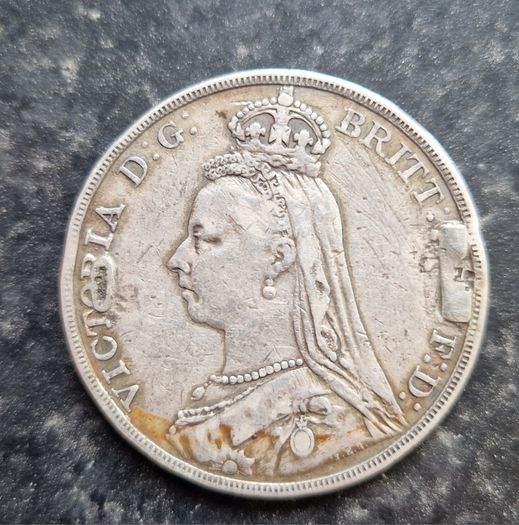 1889 Queen Victoria Silver Crown