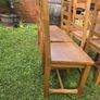 solid wood dining chairs Image 3