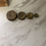 antique vintage brass weights Image 10