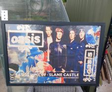 Oasis framed poster, Slane Castle, D18