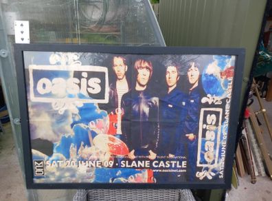 Oasis framed poster, Slane Castle, D18