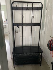 Coat Hanger with shoe storage