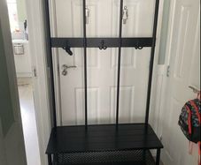 Coat Hanger with shoe storage