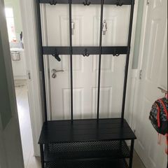 Coat Hanger with shoe storage