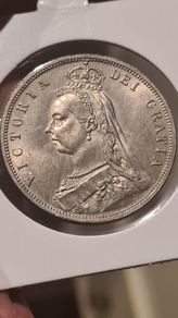 Victorian Half Crown,  Gem!!