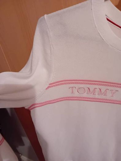 Tommy Hilfiger Cotton Knit Jumper - Size S UK 8 to 10 - BNWT RRP 130