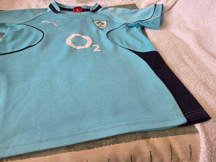 Ireland Rugby Union Away Pro Jersey 2010 to 2011 Children 11 to 12 Years Old Puma