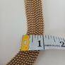 Lovely Multi Gold Tone Beaded Necklace Image 3