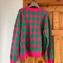 Pink & green SHEIN jumper size 16 Image 5
