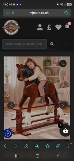 MJ Extra Large 'Uranus' Rocking Horse