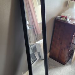 IKEA NISSEDAL Mirror, black, 40x150 cm