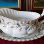 47 Piece Royal Albert Brigadoon Pattern Bone China Gold Gilt Dinner And Tea Service / Set For 5 Person Setting Made In England Image 8