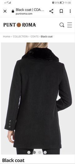 Wool mix coat