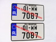 main image for ad JAP JDM Pressed Plates Small No's on Top Line