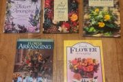 Flower arranging job lot of books.