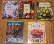 Flower arranging job lot of books.