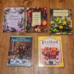Flower arranging job lot of books.