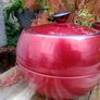 Ice bucket , mid century modern, red ice bucket Image 9