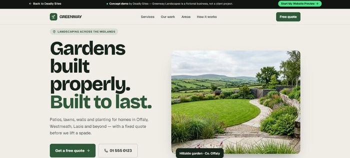 Professional Website for Irish Businesses
