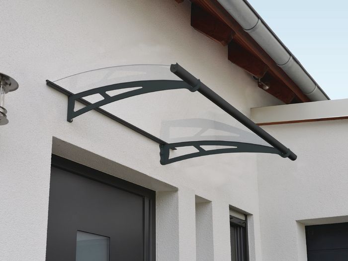 Door Canopy - High Impact Clear Acrylic Roof - Multiple Sizes - For Homes & Modular Builds - Nationwide Delivery Across Ireland