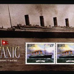1999 Ireland Maritime History: Titanic Commemorative Stamp Miniature Sheet Mint Never Hinged (MNH)