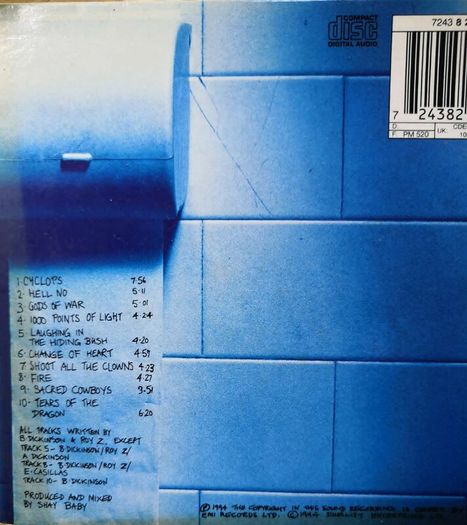 Bruce Dickinson (Iron Maiden) - Balls To Picasso CD