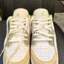 Air Jordan 1 Low Pastel Grind Vivid Green (GS) Size 5.5 UK Image 8