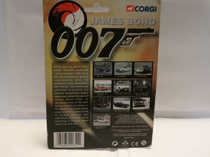 James Bond Dr.No Sunbeam Corgi 1:64 Sealed 1999