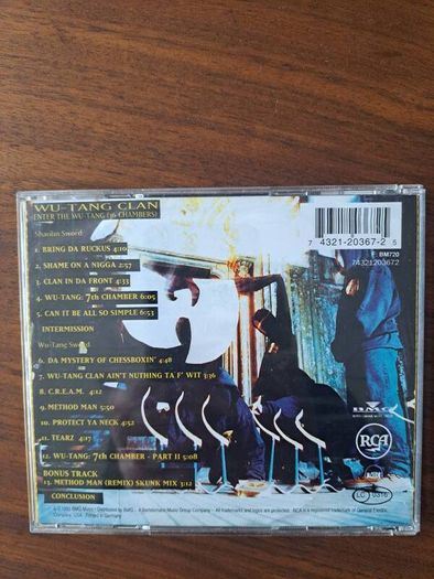 Wu Tang Clan / Enter the Wu - Tang . ( 36 Chambers ) CD 1993