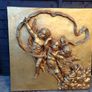 Large Vintage Angel Plaque Image 3