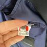 Designer Baumler Mens navy jacket in a fine wool with silk lining Image 2