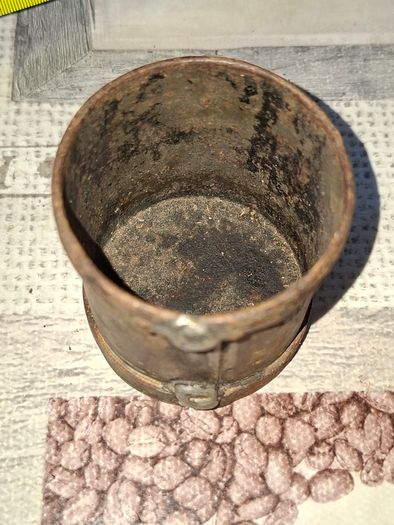Rare 13 Piece Lot of Antique Chavagnat Tin Measuring Demi-Litre from Paris, France, dating  approximately 1800s.