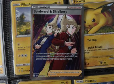 Sordward & Shielbert ! Ultra Rare ! from Silver Tempest Set ! 2022 ! Pokemon Card !