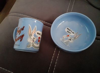 Bugs bunny mug and bowl set