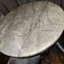 Marble kitchen table with 3 swade chairs Image 4