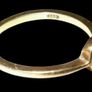 Vintage 9ct Hallmarked Diamond Suspension Ring Image 7