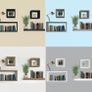 NEW 4 Floating Cube Shelves Image 2
