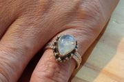 Sterling Silver Ring - Size  L - Stamped for Silver (SL18)