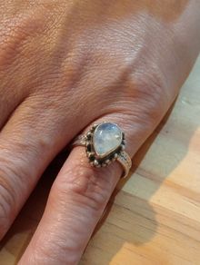 Sterling Silver Ring - Size  L - Stamped for Silver (SL18)