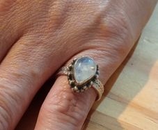 Sterling Silver Ring - Size  L - Stamped for Silver (SL18)