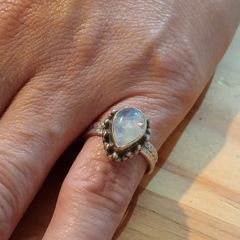 Sterling Silver Ring - Size  L - Stamped for Silver (SL18)